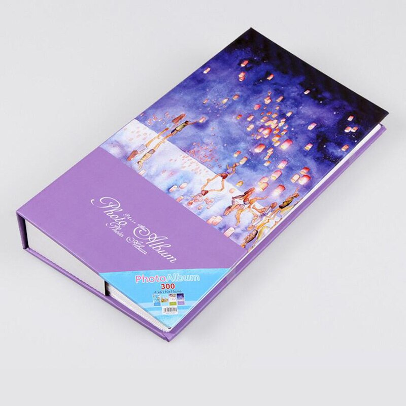 300 Sheets Interleaf Type Scenery Family Photo Album Scrapbook 6 Inch Classical Cartoon Photo Album Kid