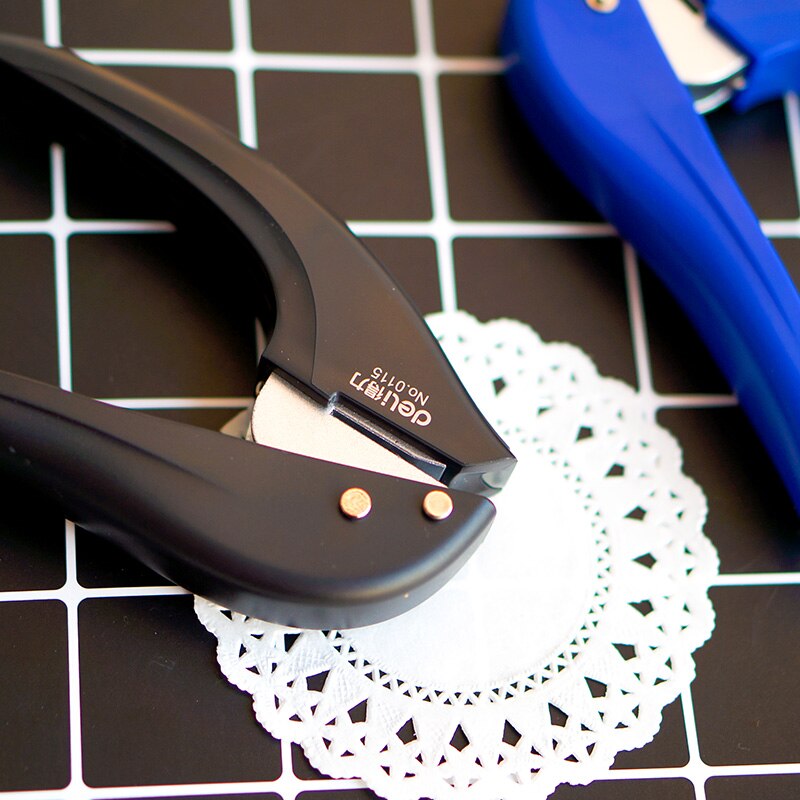 Perforator Stationery Manual Single Hole Punching Machine File Paper Punch Ticket Check Clamp Paper Cutter Punch Scrapbooking