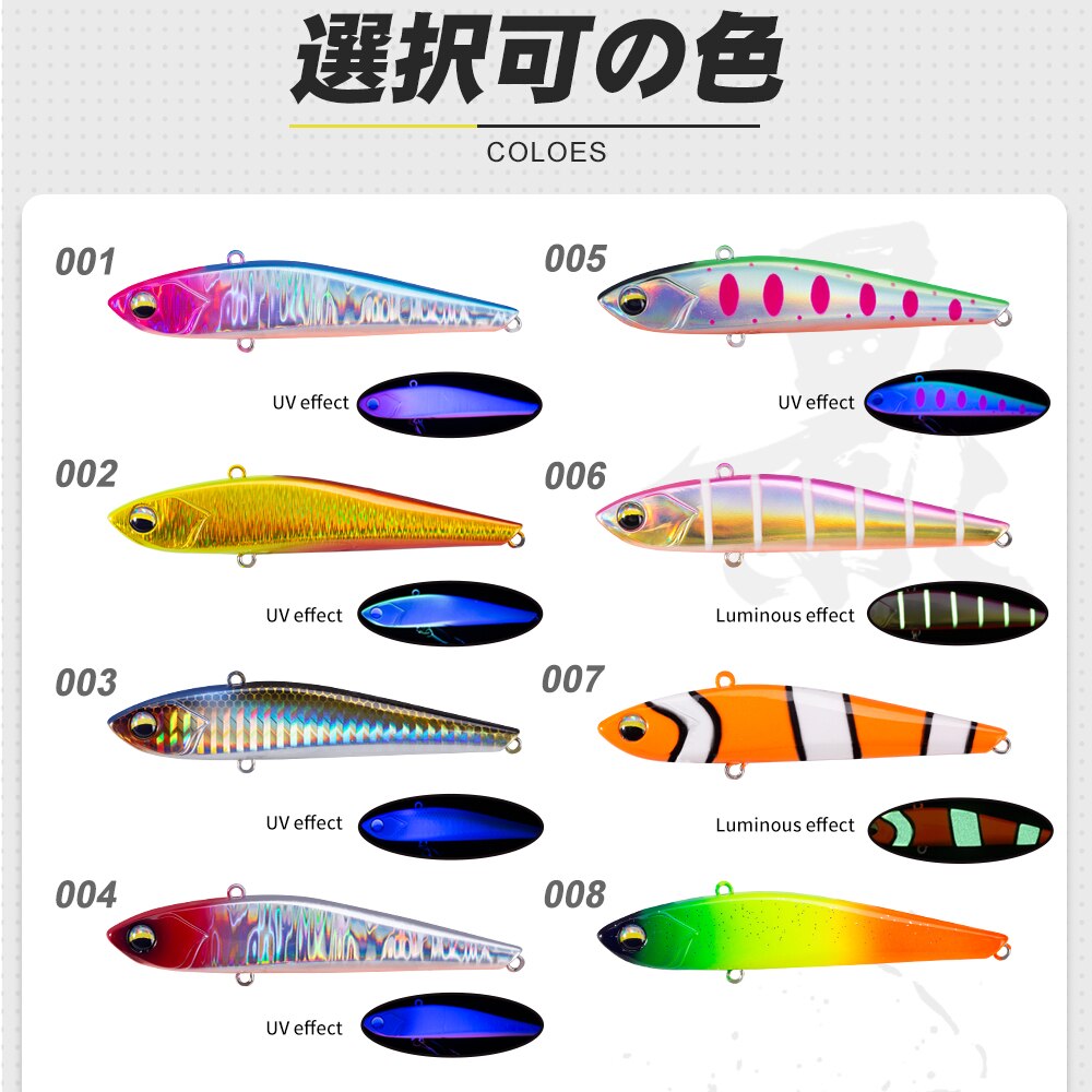 D1 nowe zimowe wędkowanie na przynęty VIB ciężkie lekkie 95mm Mini niewielkie 75mm wibracje 17g 30g Bass Pike okoń 2021 Tackle