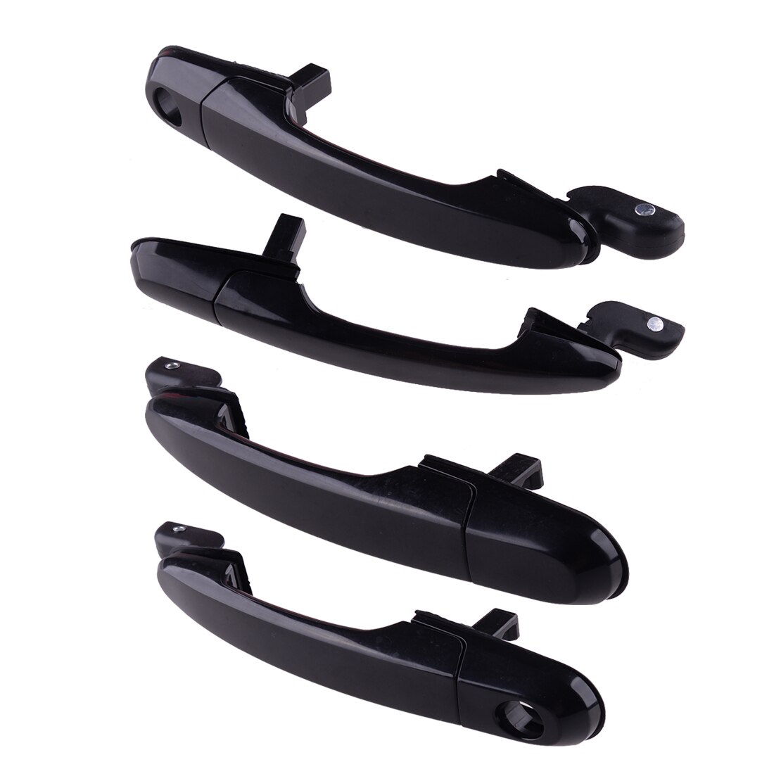 Manija de puerta Exterior para Hyundai Tucson, 82650-2E020, 83650-2E000, 83660-2E000, 4 unidades, 2005-2007, ,