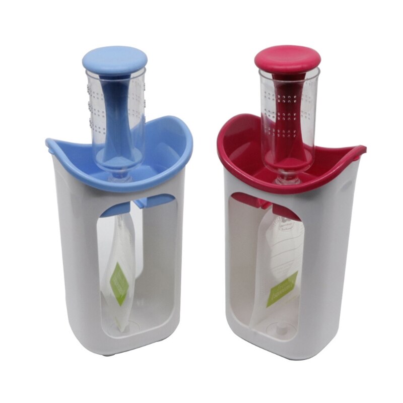 Squeeze Food Station Homemade DIY Baby Food Dispenser Bags Juice Puree Pack Food Maker Storage Packing Machine