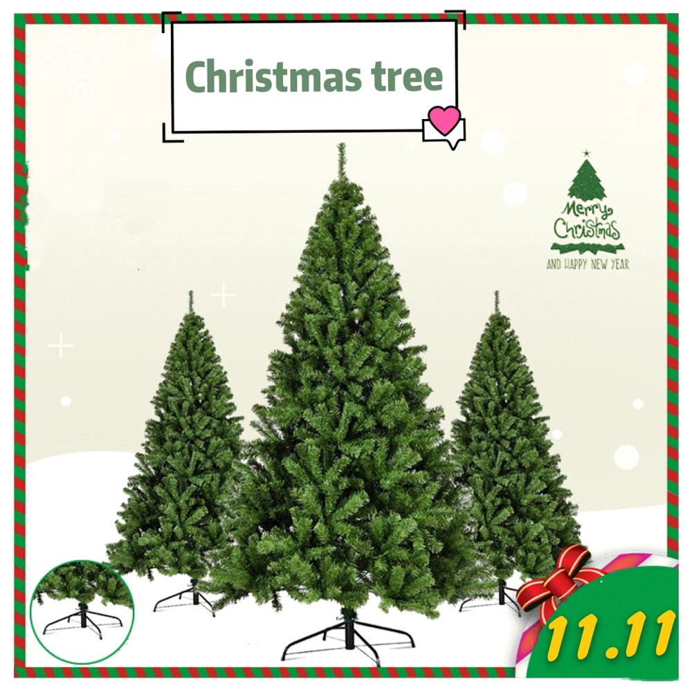 Árbol de Navidad de PVC cifrado, 1,5 m, 1,8 m, árbol de Navidad grande, punto al por mayor, árbol de Navidad de PVC Artificial de fábrica