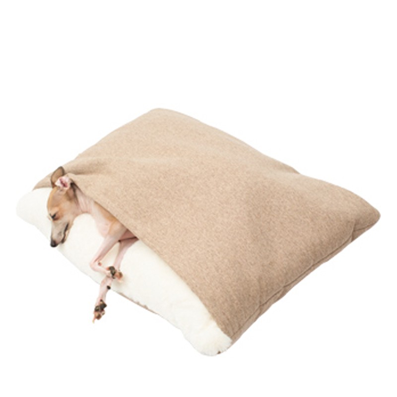 Camas y muebles Cama para mascotas para perros con cubierta extraíble Perrera grande Bolsa cálida para perros con manta Casa para perros grandes Accesorios para mascotas: L / Color de rosa