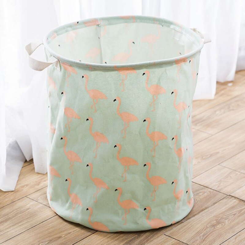 Waterproof Folding Laundry Basket Toy Storage Box Large Bag Cotton Washing Dirty Clothes Big Laundry Basket Organizer Bin Handle: 2 Laundry Baskets