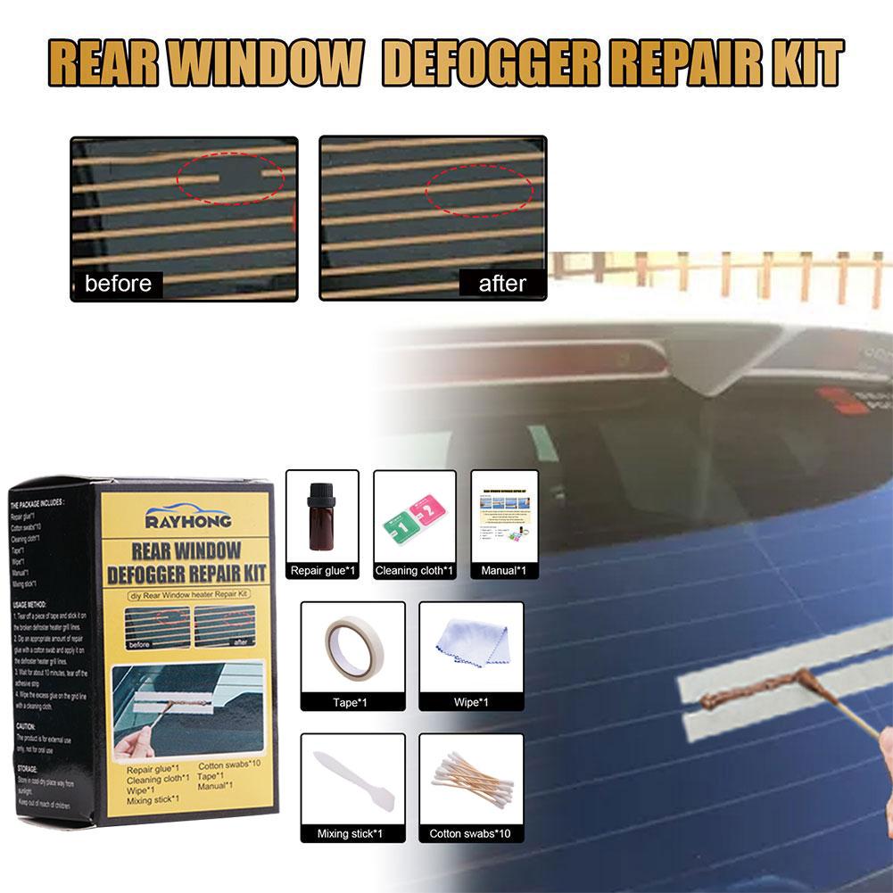 Auto Heckscheibe Defogger Reparatur satz DIY Schnell reparatur gitter gebrochene Linien Pflege Defroster Auto Bausatz Heizung Zubehör zerkratzt f6f8