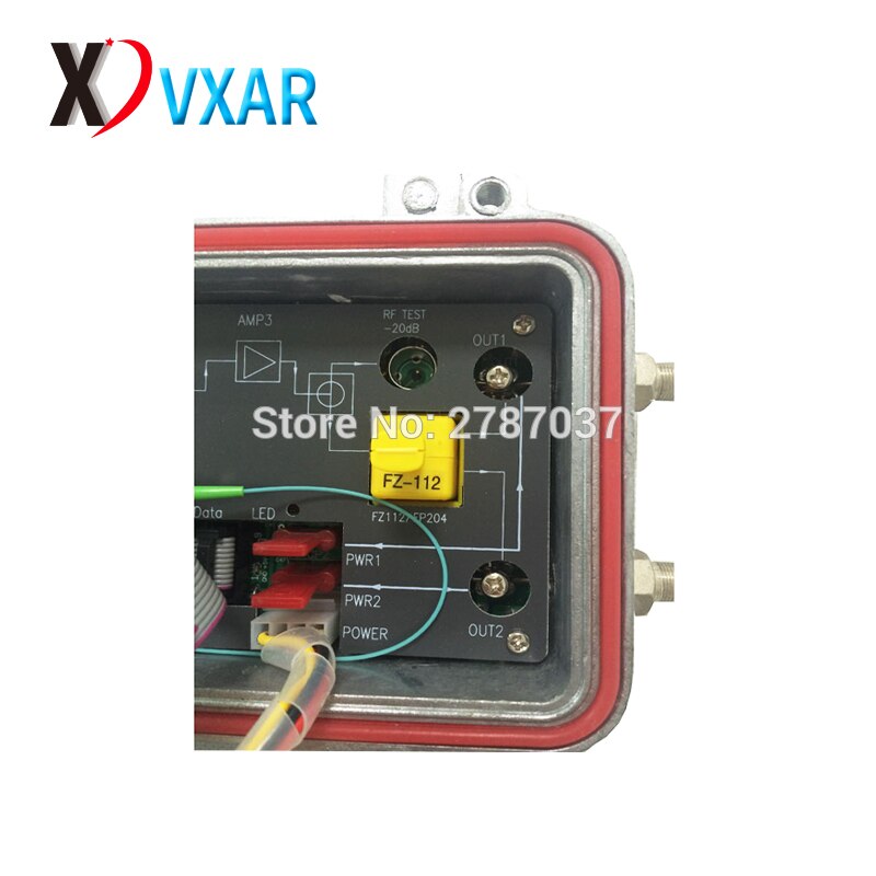 Catv outdoor fiber optical node 2 outputs AGC Optical Receiver