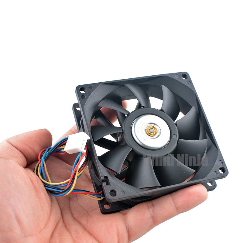 FFB0812SH 8cm 80mm fan 80x80x25mm DC 12V 0.60A 4pin Dual ball bearing high speed Axial flow fan cooling fan for chassis CPU