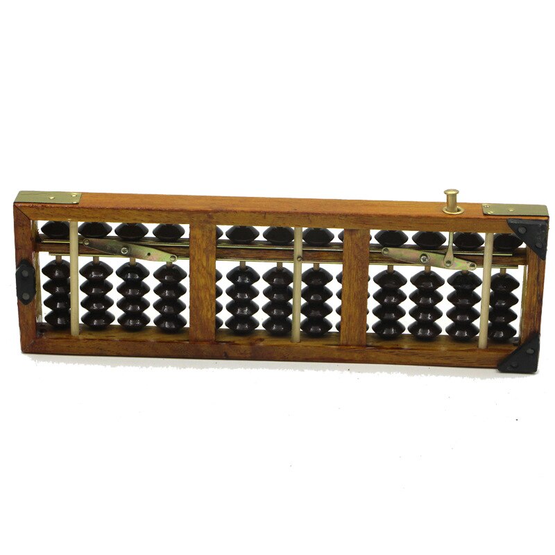 Gloednieuwe Houten Frame Klassieke Oude Rekenmachine Abacus Soroban Kunststoffen Kraal Speelgoed Ontwikkelen Kid &#39;S Wiskunde Abacus Intelligentie