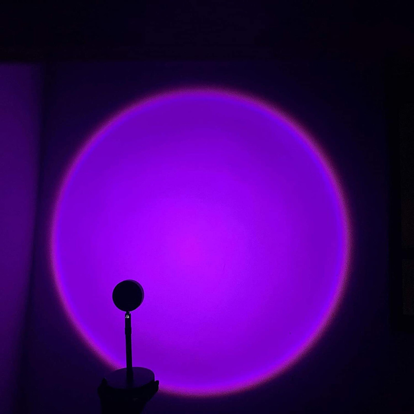 Rainbow Sunset Light Projector Lamp Atmosphere Led Night Light Romantic Mood Light Projector for Home Room Background Wall Decor