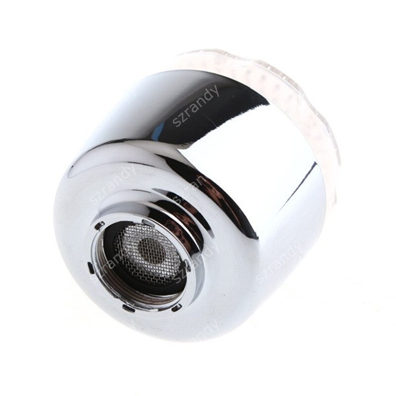 Plastic Led Blauw Kleuren Licht Kraan Hoofd Met Adapters