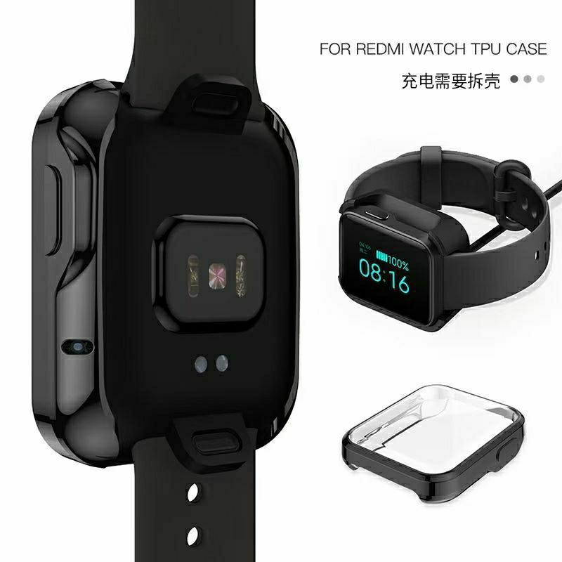 Coque en verre et Silicone pour Xiaomi Redmi Watch 2 Lite, protecteur d'écran, pour bracelet de montre Mi watch 2 Lite