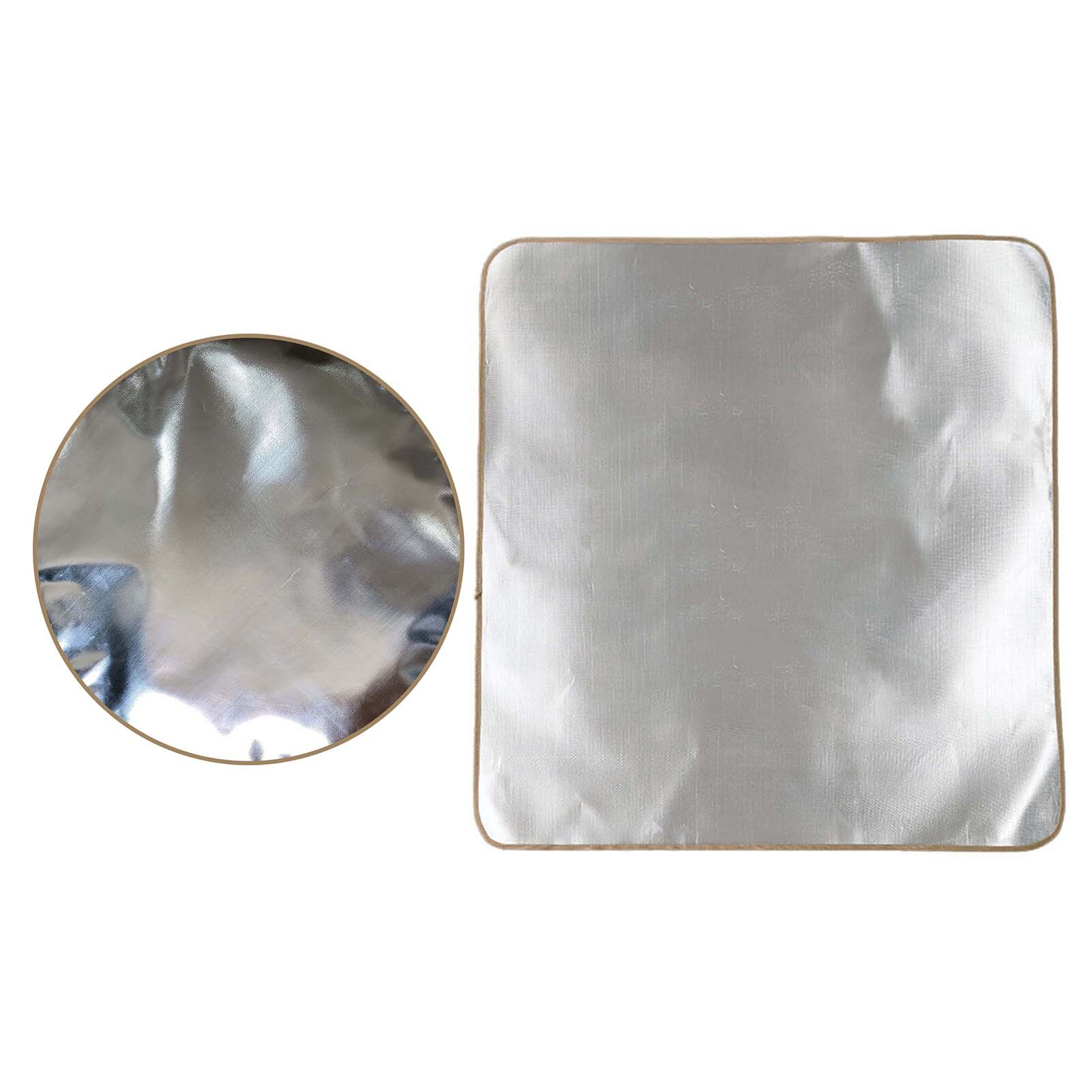 Fire Pit-Mat Fireproof Patio Grill Pad Deck Protective Mat Rug Fire Retardant Fiberglass Fireplace Waterproof,, Portable Cushion