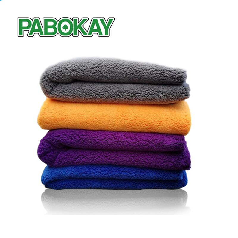 AP01 Orange Extra Soft Car Wash Microfiber Towel Car Cleaning Drying Cloth Car Care Cloth Detailing Car WashTowel Never Scrat