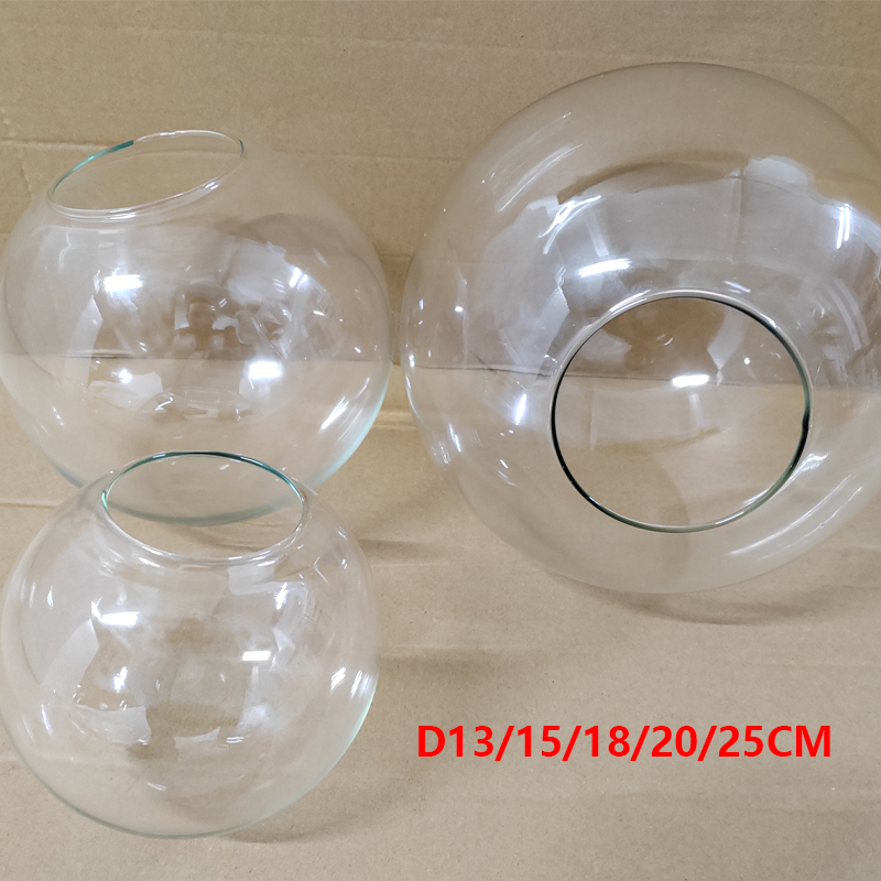 D13/15/18/20/25cm Helder glazen lampenkappen globe lamp cover voor hanglamp kroonluchter lampenkap onderdelen accessoire fitting lamp
