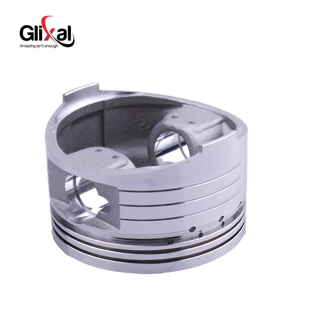 Glixal GY6 175cc 180cc 157QMJ 61mm Piston Kit Ring for TANK ROKETA JALON STRADA TaoTao Peace Moped Gas Scooter ATV Go kart, UTV