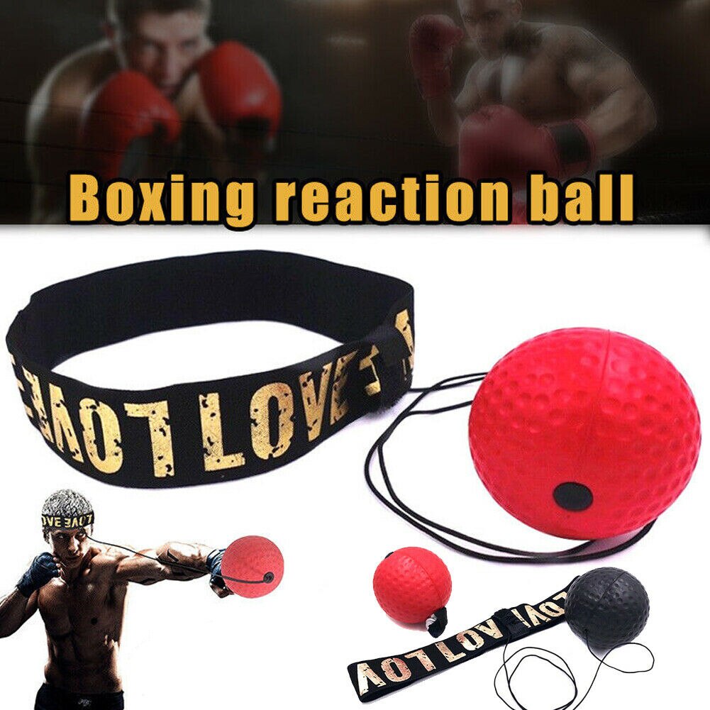 Boksning punch træning kampbold med pandebånd til refleks hastighed træning boks