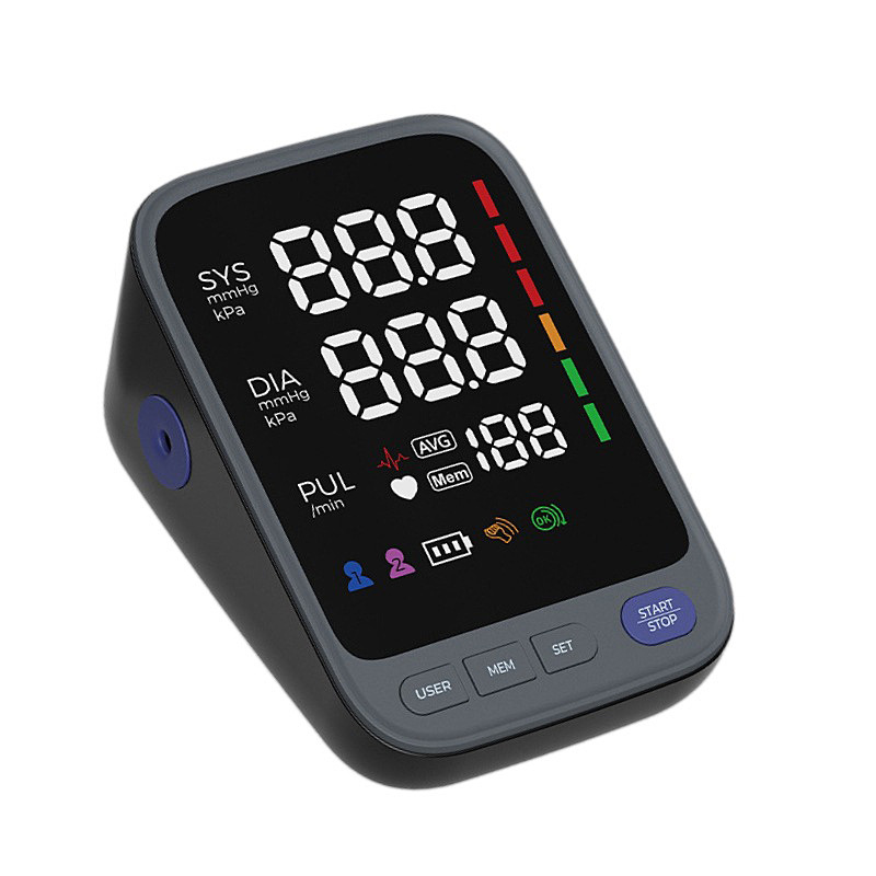 blood pressure measuring device Portable Tonometer Digital Tensiometer Heart Rate upper Arm Automatic Monitor