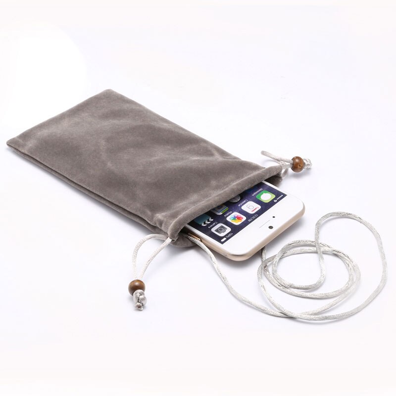 6.3 inch Universele Katoen Neck Strap Sleeve Phone Bag Case cover voor Samsung Note9 voor huawei Mate 20 P20 voor Xiaomi 8 SE