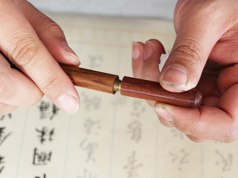 Pen-Stijl Wezel Haar Borstel Pen Kleine Reguliere Script Schrijven Borstel Voor Kopiëren Geschriften Chinese Kalligrafie Schilderij Borstels