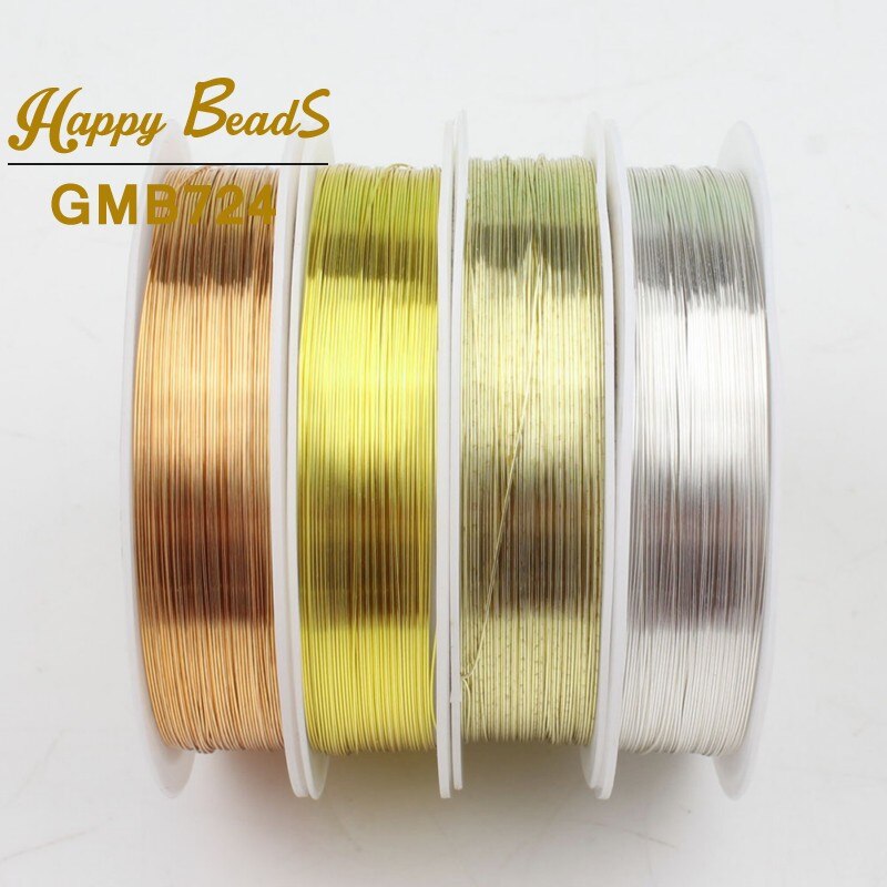 EEN + + + Koperdraad 0.3/0.4/0.5/0.6mm 4/Kleur Bead Cord DIY voor Sieraden maken Armband langdurige vaste kleur Geen verkleuring