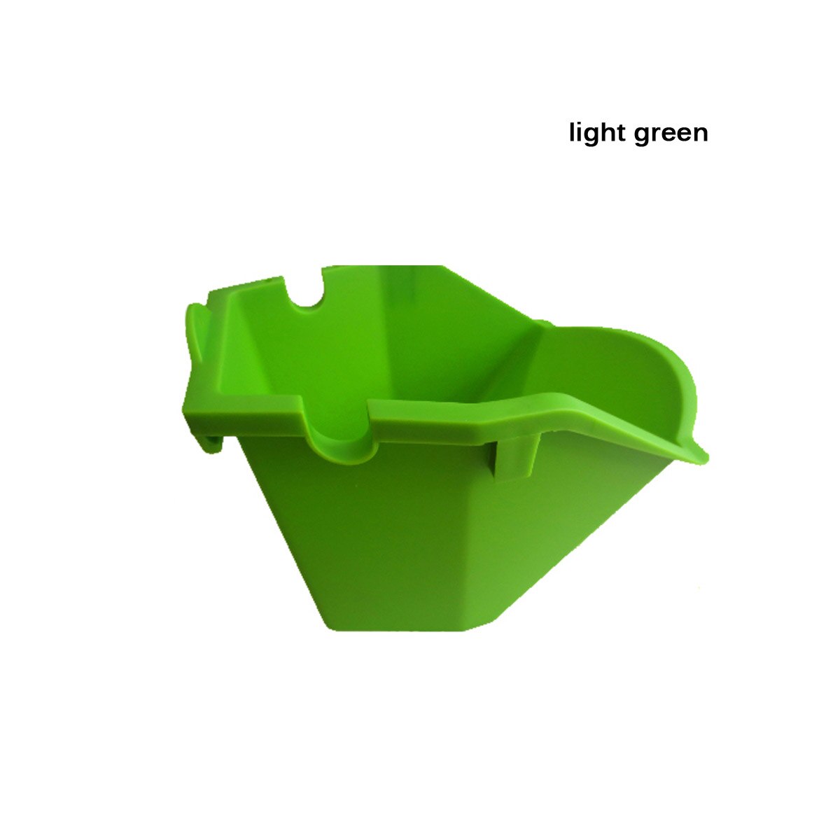 Stackable Vertical Planter Modern Hanging Flower Self Watering Flower Pot Wall Hanging Flower Planter Durable For Garden Balcony: Light Green