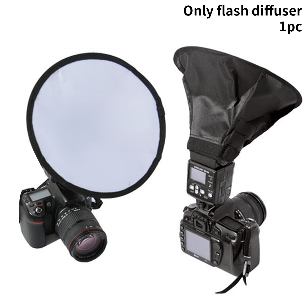 20cm studio diffuusori valokuvaus salama softbox tarvikkeet yleismaailmallinen pyöreä valokuva kotiin helppo asentaa canonille