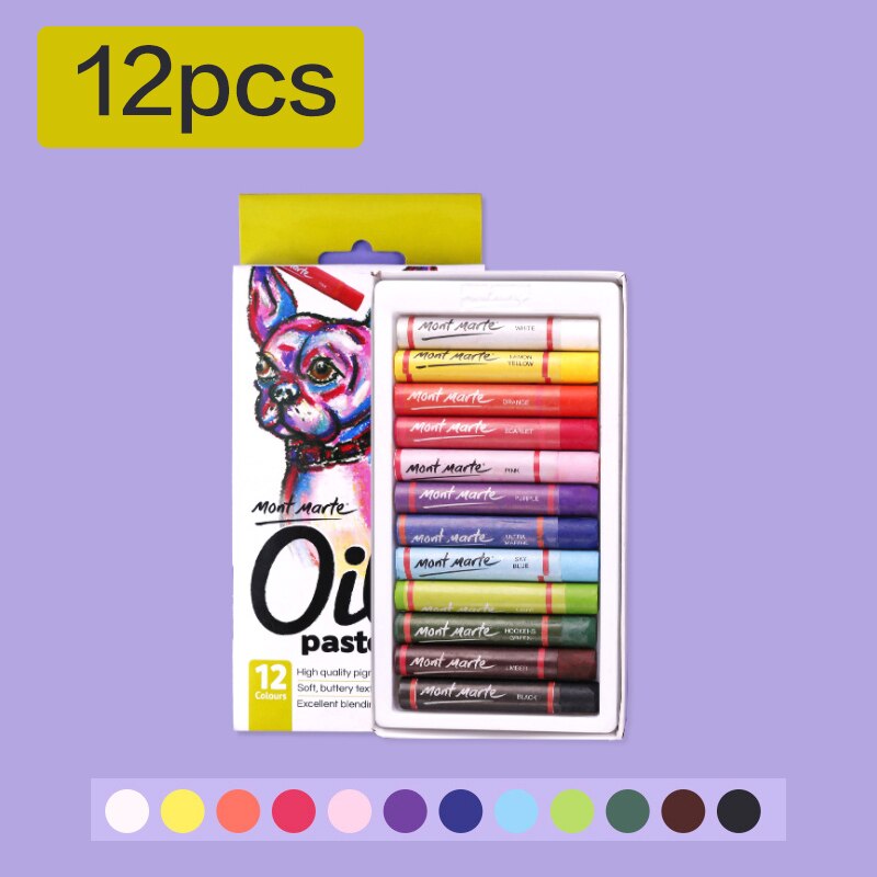 12/24/48 ciężkie kolory olej pastelowe kije dzieci zestaw artystyczny pastele olejne rysunek tłuste kredki rysunki dla dzieci mogą być monochromatyczne: 12