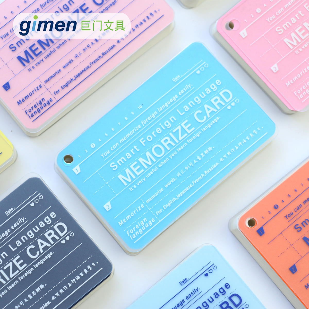 Smart Foreign Language Memorize Card English Memorization Word Book Portable English Learning Portable Notebook To Learn Chinese