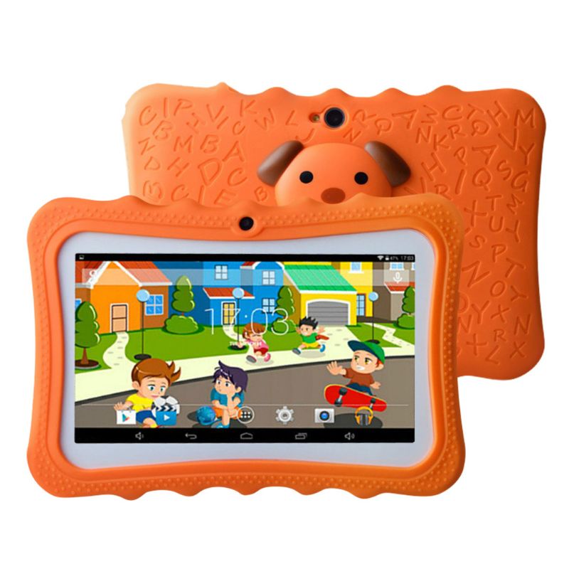 7 Inch Kids Tablet Met 1Gb R-Am 16Gb Opslag Veiligheid Oogbescherming Ips Scherm M0XB