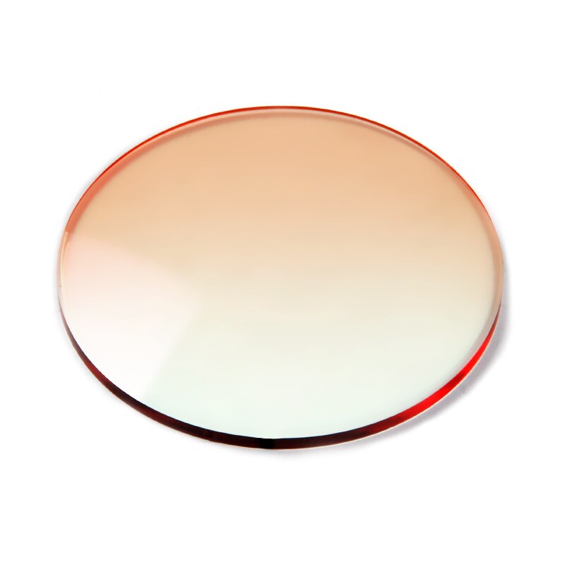 Toketorism Anti Reflective Prescription Lenses Anti UV Gradient Tint Lens for Glasses Frame and Trimming Rimless Sunglass: Gradient brown