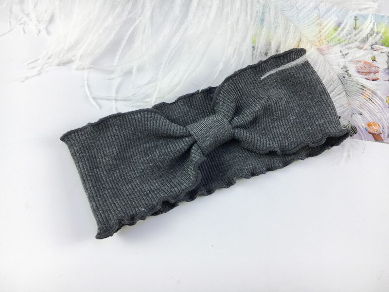 Neue 8 Farben Einfarbig Baby Stirnband Mädchen Haar Band Haar Zubehör Stirnband Baby Mädchen Stirnbänder: 4