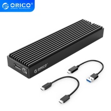 ORICO-carcasa M.2 NVME, carcasa M2 SATA NGFF, Gen2 10gbps PCIe SSD, caja de SSD 5gbps, herramienta gratis para SSD 2230/2242/2260/2280 m2