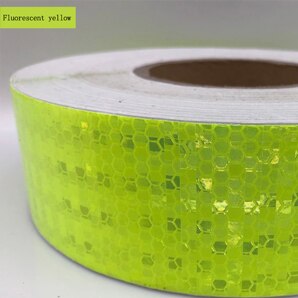 Cinta adhesiva reflectante de advertencia de seguridad, película reflectante de 5cm x 10M, para motocicletas y coches: 50mmx10M green