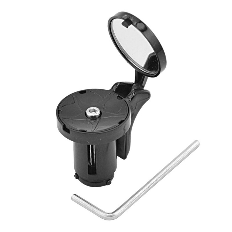 Cycling Rearview Mirror Side Safe Cycling Mirrors Rotatable Bar End Bike Bicycle Mirror Handlebar Plug Rear View