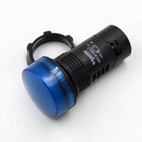 AC/DC 24V Push button blaues LED Anzeige Licht XB2BVB6LC