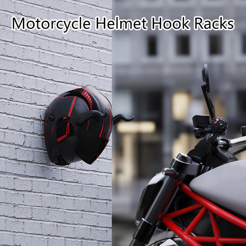 Motorrad Helm Haken Gestelle Mehrzweck Haken KleiderbüGel Heimat Gepäck Jacke Halfter Küchen schrank Regal Zauberstab halterung Haken