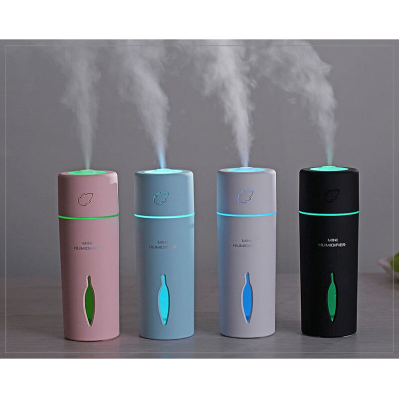 150ML Mini Car Air Humidifier With LED Night Aromatherapy Lamp Aroma Essential Oil Diffuser For Home Car USB Fogger Mist Maker