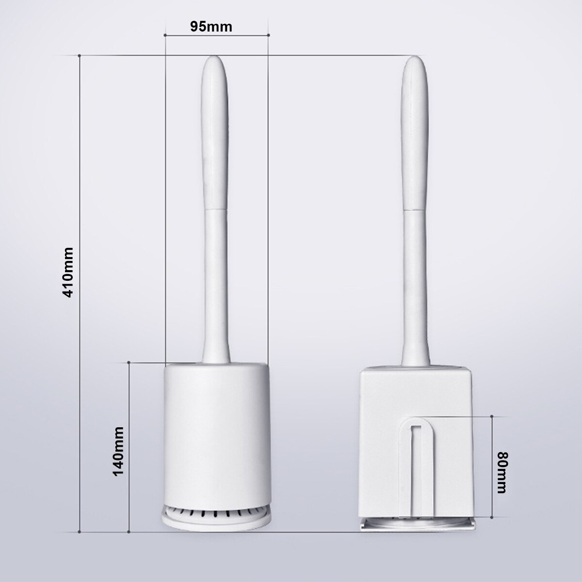 Zachte Wc Borstel Rubberen Hoofd Houder Reinigingsborstel Voor Wc Muur Opknoping Huishouden Floor Cleaning Badkamer Accessoires