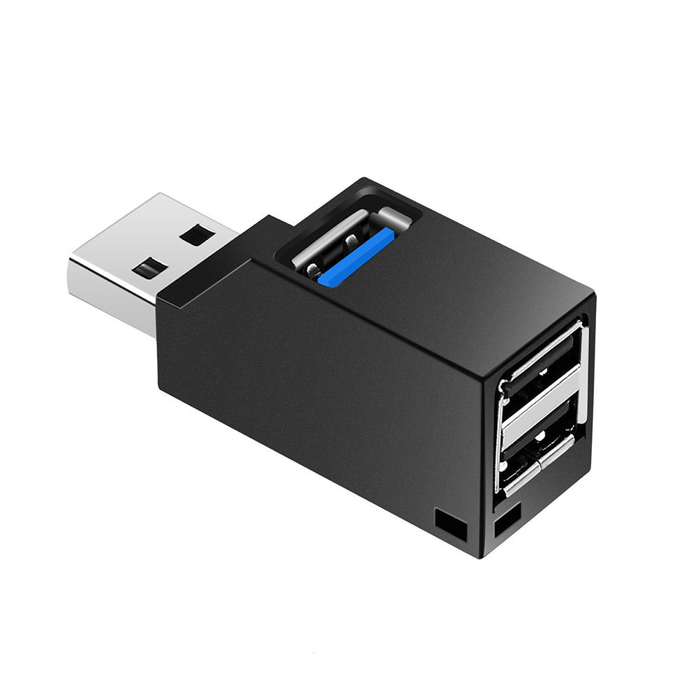 Przedłużacz USB 3.0 HUB Mini Splitter Box 1 do 3 portów Szybki USB 2.0 do PC Laptop U Disk Card Reader