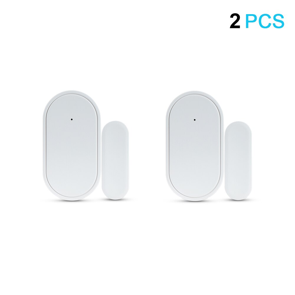 Awaywar Door Window Sensor Wireless 433MHz Magnetic Switch Contact Detector Signaling for Intruder home Security Alarm System: 2 PCS