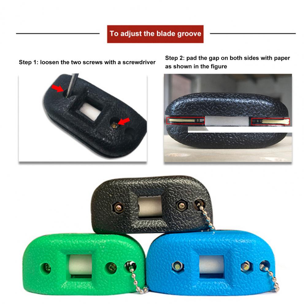 Afilador de mano para patines de hielo, dispositivo multiusos, anticorrosivo, Manual, afilador de bordes para ruedas rodantes