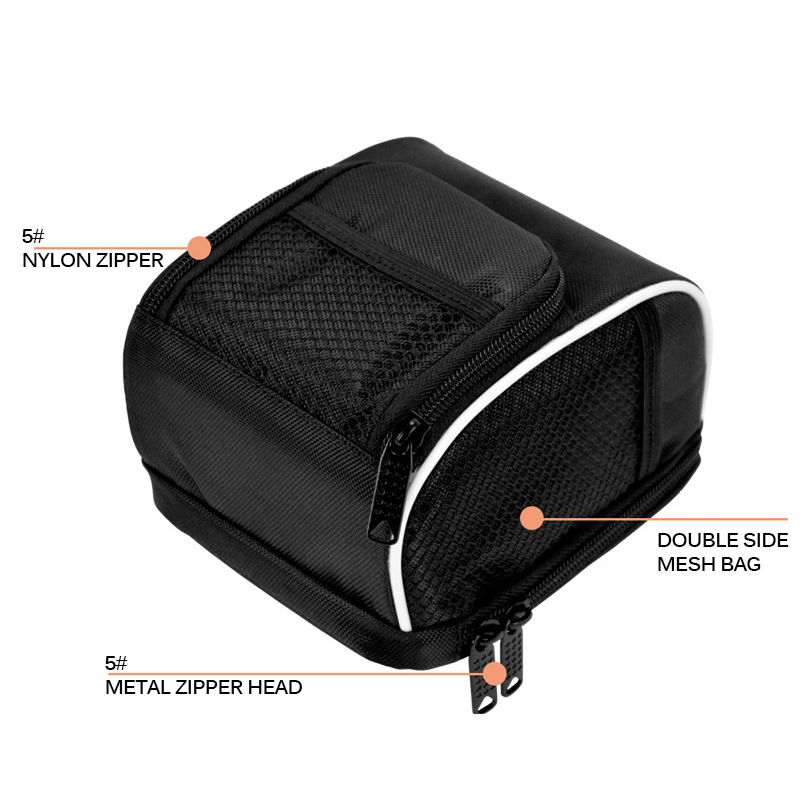 Bolsa de almacenamiento frontal para manillar de bicicleta, bolsas de ciclismo a prueba de agua para patinete eléctrico