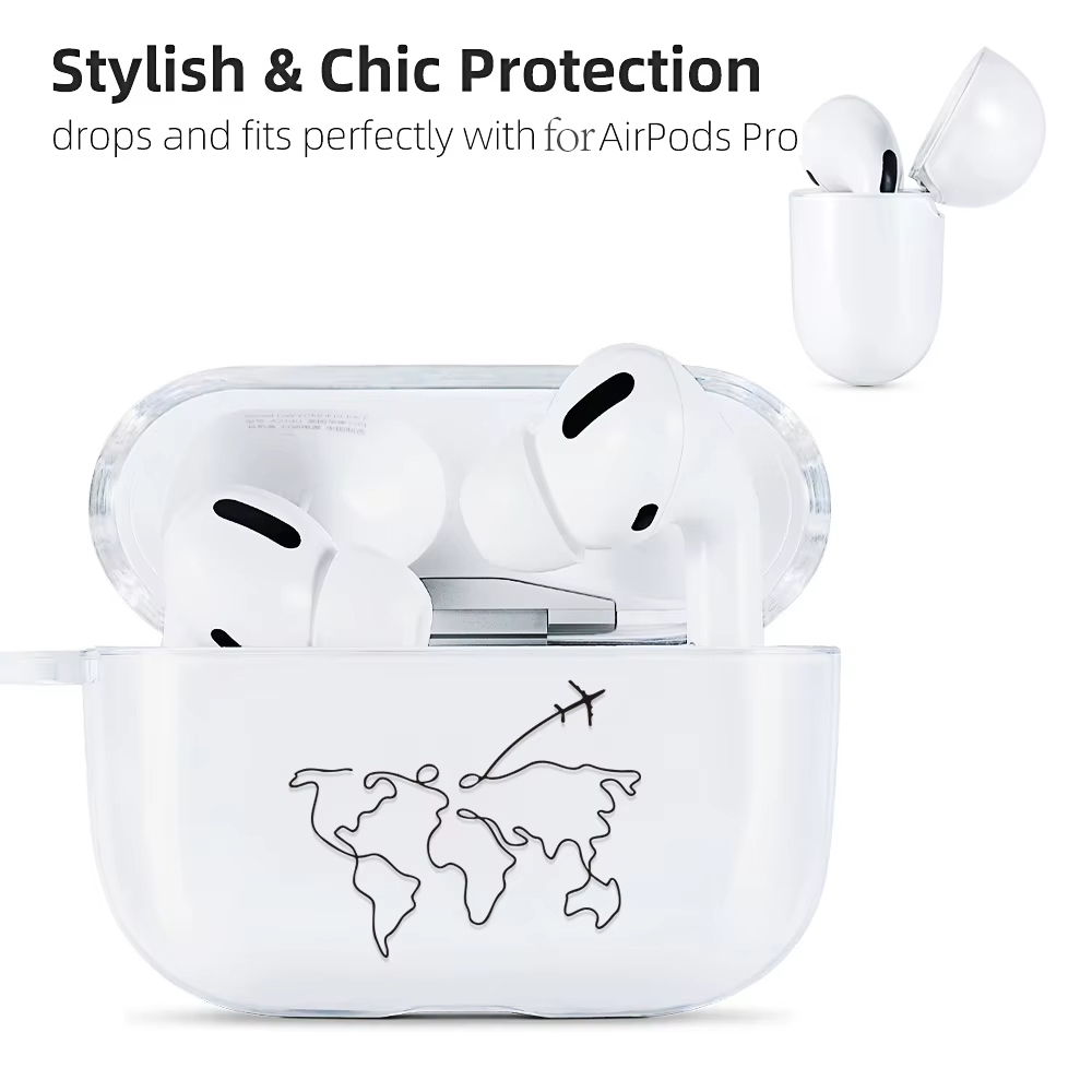 Coque en silicone pour Apple Airpods Pro écouteur Coque protection souple Fundas Airpods Pro Air Pods Pro 2 3 4 1 housse Earpods Case Box