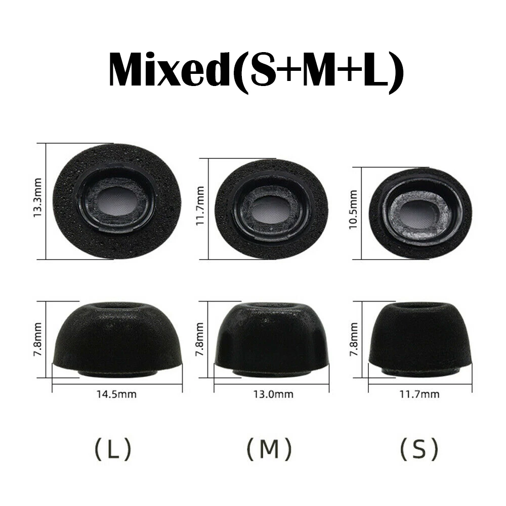 1/3 paires d'embouts d'oreille en mousse à mémoire de forme pour AirPodsPro, réduction du bruit, manchon de protection, embout d'oreille de remplacement pour Apple Air Pods Pro: XS / BLEU CIEL