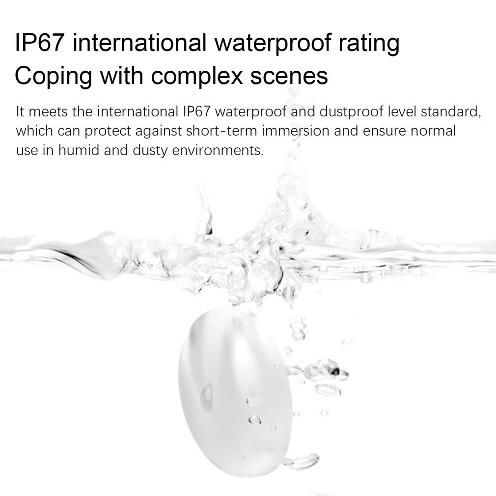 Xiaomi Smart Home Flooding Sensor Detector Overflow Leaking Water Tank Full Water Remote Alarm Sensor