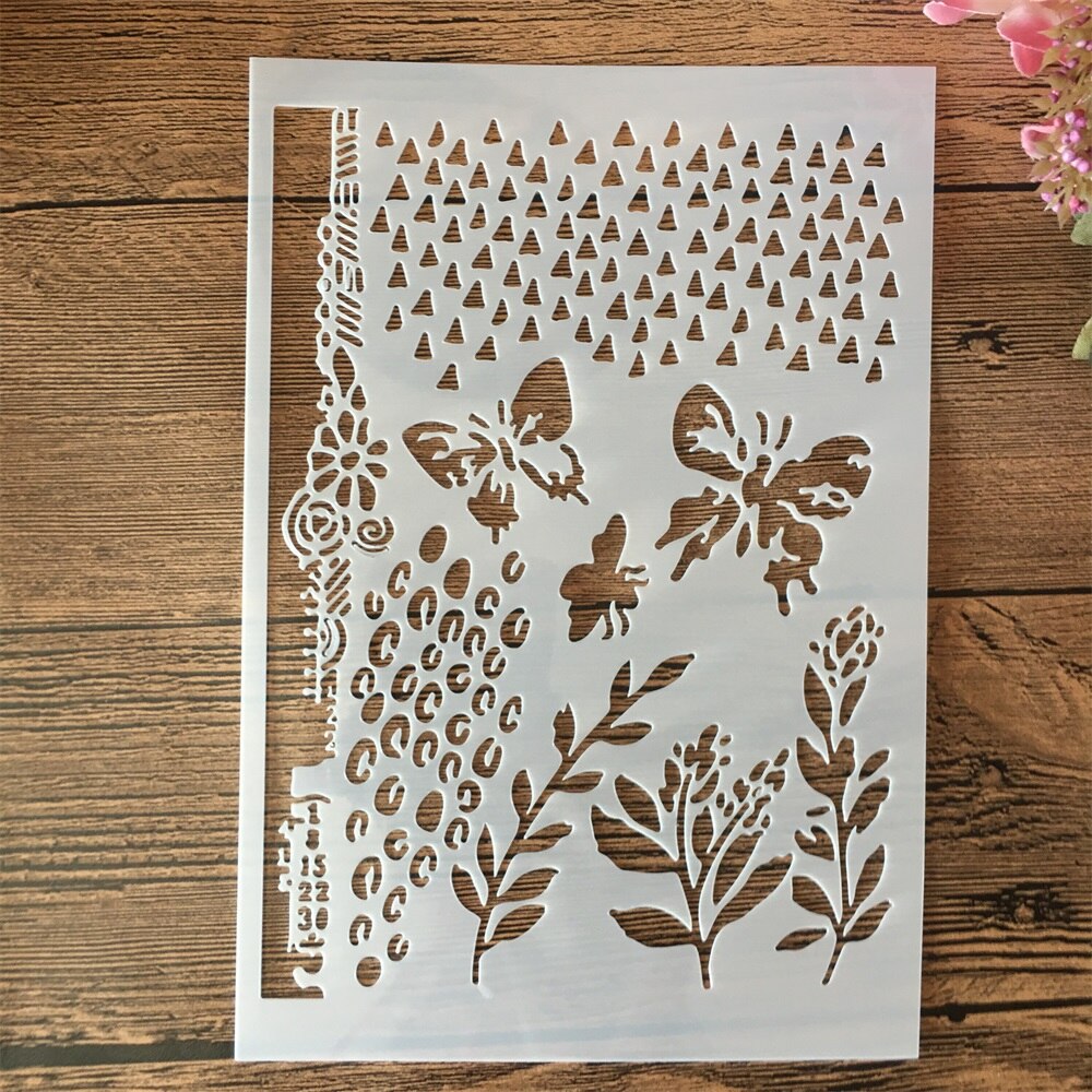 A5 21Cm Letters Textuur Gelaagdheid Stencils Schilderij Plakboek Kleuring Embossing Album Decoratieve Template: 7
