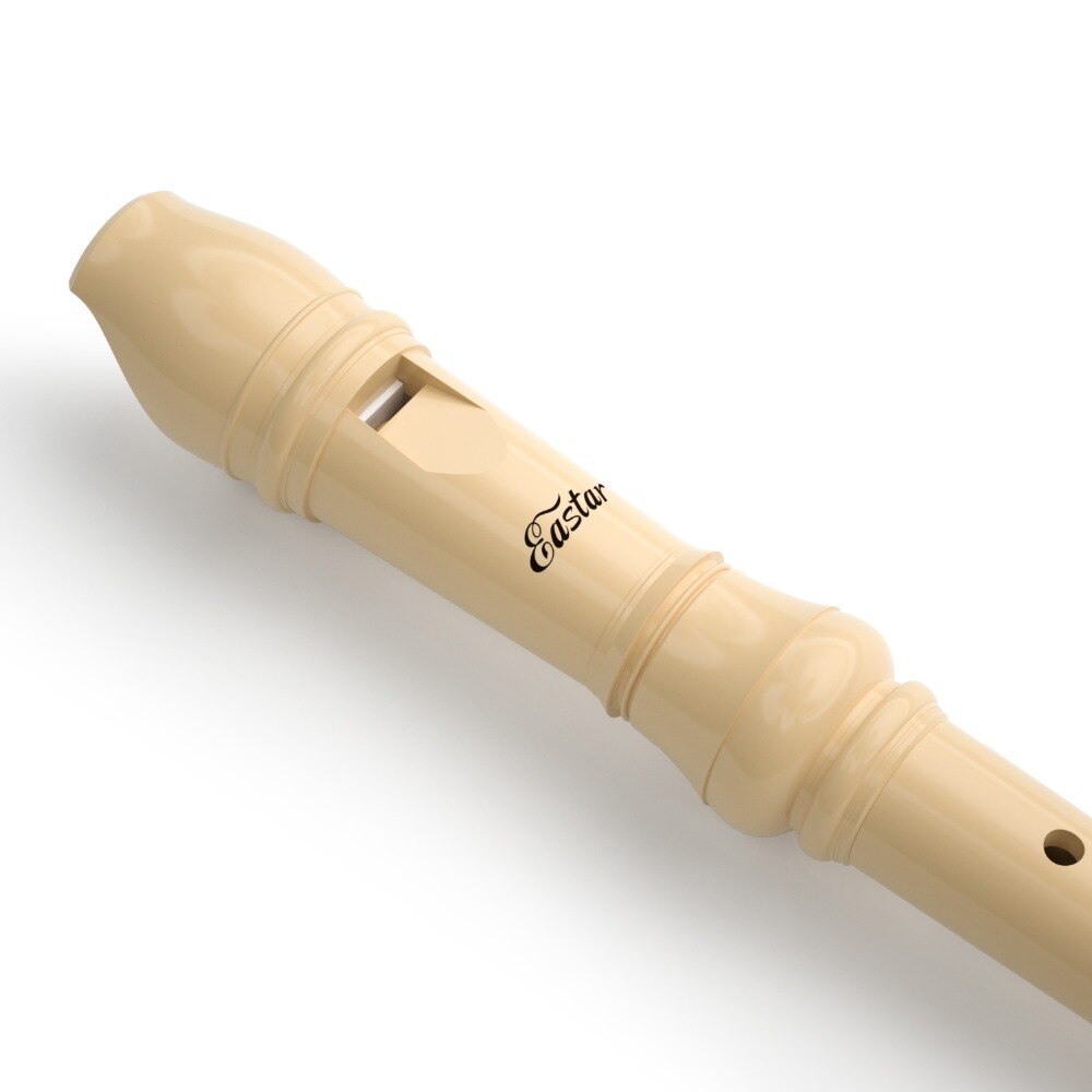 ABS Soprano Recorder German Baroque Style Key of C Fingering Recorders 8 Holes Long Flute Instrument With Bag Cleaning Tool