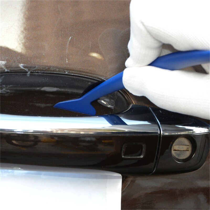 Mikromagnet gummiskraber til bil styling kulfiber vinyl film bil wrap hjørne magnetisk stick værktøj bil reparationsværktøj