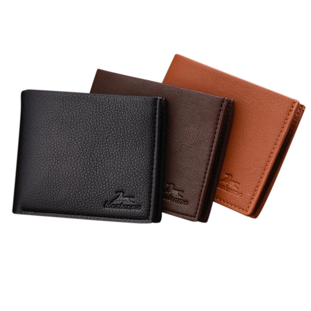 men wallets Short Bifold Men Purses multifunction Casual Soild wallet men With Coin Pocket Purses Male Wallets zk30