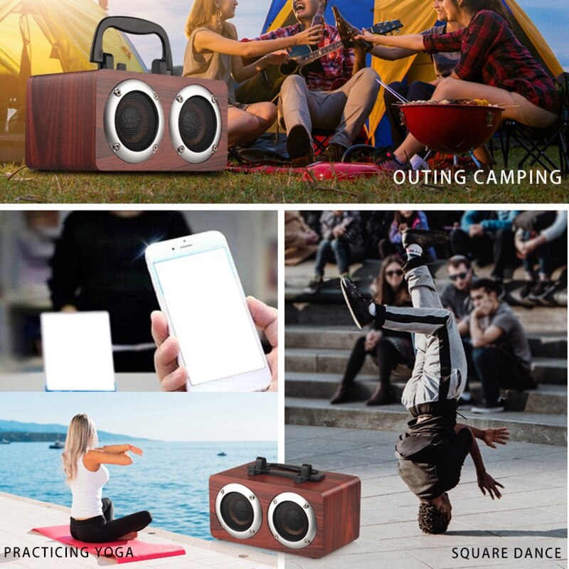 W5B Outdoor Draagbare Handvat Bluetooth Luidspreker Computer Kaarten Versterker Creatieve Audio